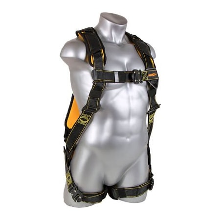 Gf Protection Guardian Cyclone Harness, Quick Connect Chest & Legs, S, 130-314 lbs Capacity 21045